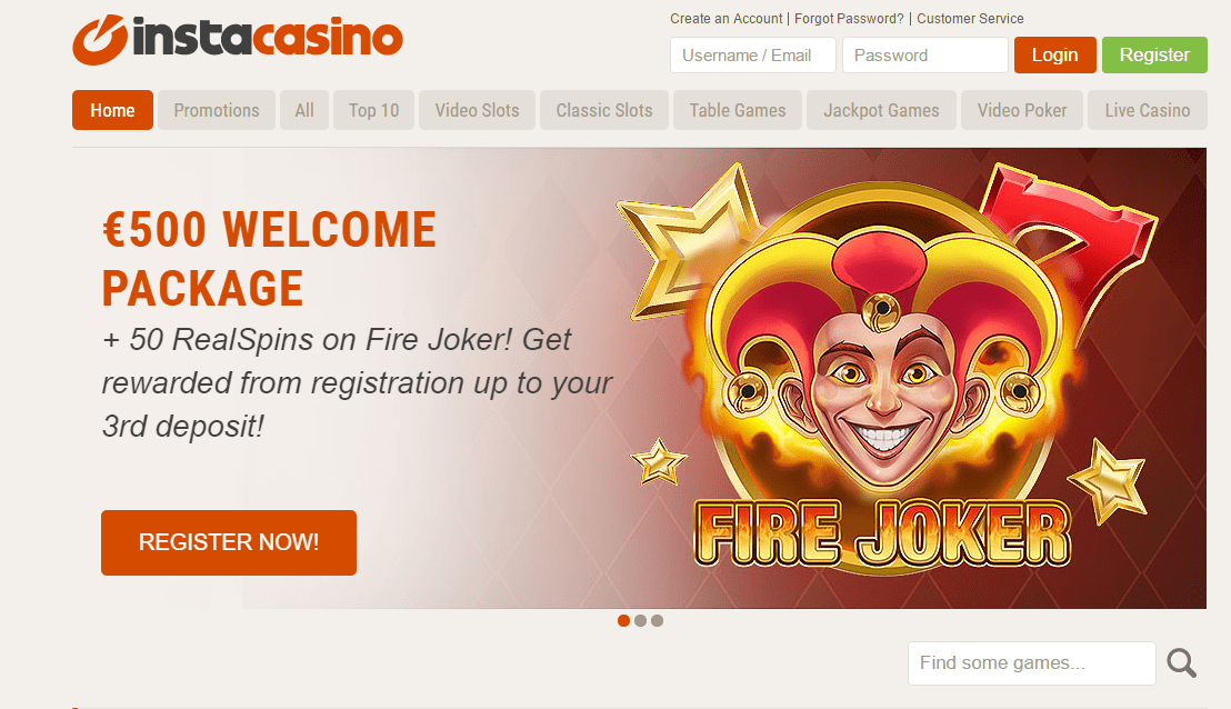 instacasino online casino