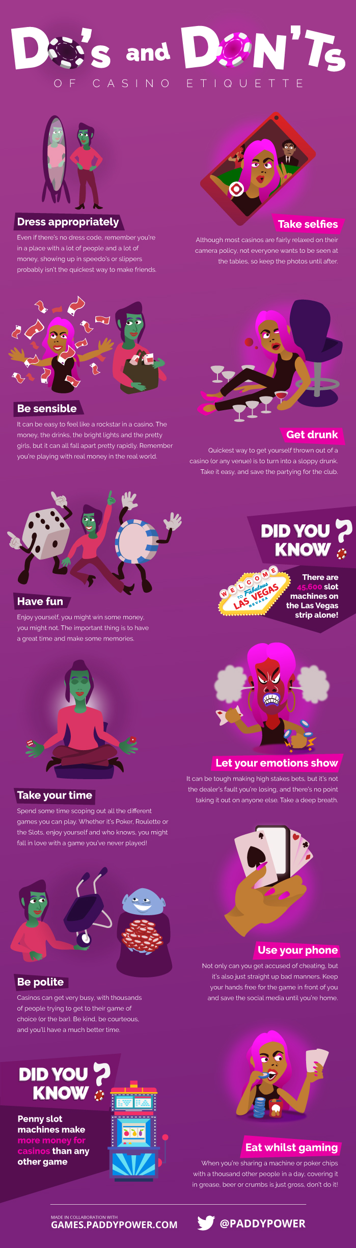 PP Games dos and donts of casino