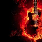 guitar flames